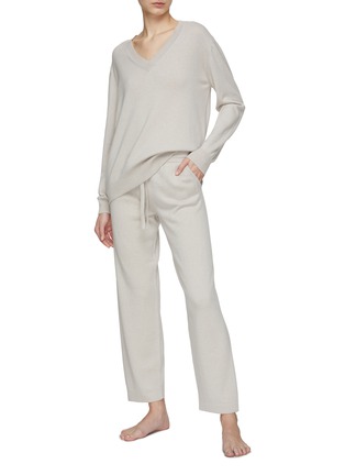  - FRETTE - FLOW SMALL CASHMERE JOGGING SET — BEIGE