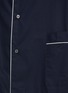  - FRETTE - NOBLESSE LARGE CLASSIC COTTON SATEEN PYJAMA SET — NAVY BLUE
