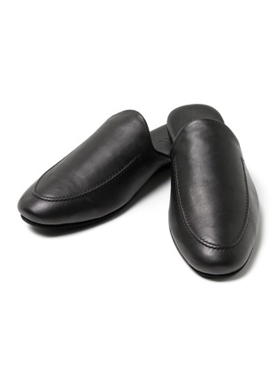 首图 –点击放大 - FRETTE - KEPLER LEATHER OPEN-BACK SLIPPERS — SIZE 43