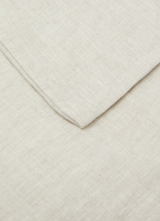 细节 –点击放大 - ONCE MILANO - STANDARD PILLOWCASE SET OF 2 — NATURAL