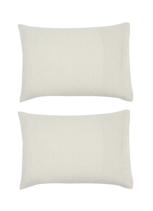 首图 –点击放大 - ONCE MILANO - STANDARD PILLOWCASE SET OF 2 — NATURAL