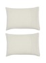 首图 –点击放大 - ONCE MILANO - STANDARD PILLOWCASE SET OF 2 — NATURAL