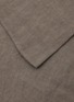 细节 –点击放大 - ONCE MILANO - Linen King Size Duvet Set — Charcoal