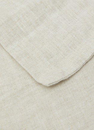 细节 –点击放大 - ONCE MILANO - LINEN TOP SHEET — NATURAL
