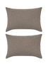 首图 –点击放大 - ONCE MILANO - Linen Standard Pillowcase Set Of 2 — Charcoal