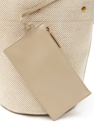 细节 - 点击放大 - SAINT LAURENT - ‘SEAU RIVE‘ CANVAS BUCKET BAG