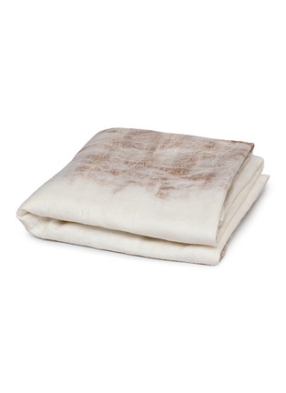 首图 –点击放大 - BAEA - Nuno' Merino-Alpaca Wool Silk Blend Throw — White Sand