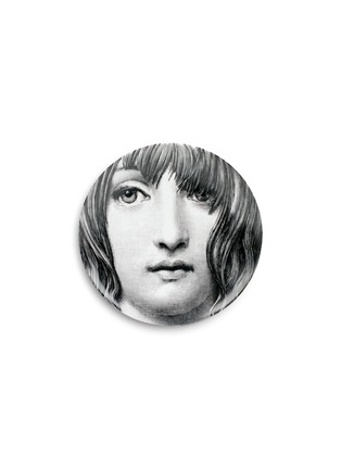 首图 –点击放大 - FORNASETTI - TEMA E VARIAZIONI 装饰瓷盘 N.100 — 黑色和白色