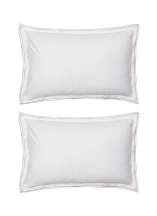 首图 –点击放大 - BAEA - ‘Merrow’ Organic Cotton Sateen Pillowcases — Coralweed