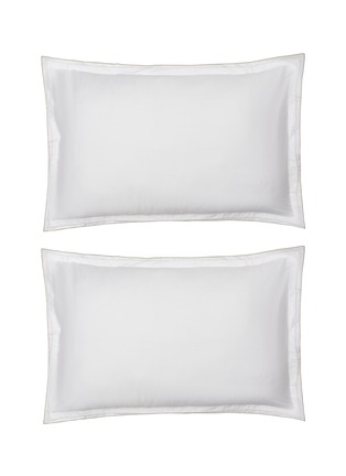 首图 –点击放大 - BAEA - ‘Merrow’ Organic Cotton Sateen Pillowcases — Sand