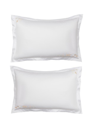 首图 –点击放大 - BAEA - ‘Rock’ Organic Cotton Sateen Pillowcases — Peach