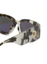 细节 - 点击放大 - LINDA FARROW - DEBBIE 板材 D 形框太阳眼镜