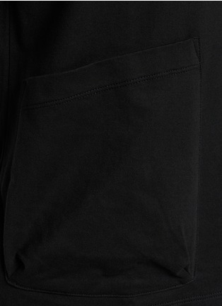  - THE VIRIDI-ANNE - 拼贴口袋双袖多层设计长袖 T 恤