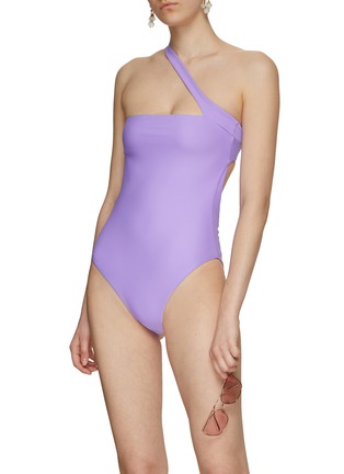 模特儿示范图 - 点击放大 - JADE SWIM - HALO 单肩连体泳衣