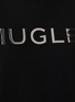  - MUGLER - 金属色 LOGO 有机棉 T 恤