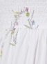  - GANNI - 花卉图案有机棉连衣裙