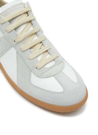 细节 - 点击放大 - MAISON MARGIELA - REPLICA 绒面皮拼接运动鞋