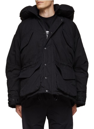 首图 - 点击放大 - BALENCIAGA - 可拆式枕头设计蓬松派克大衣