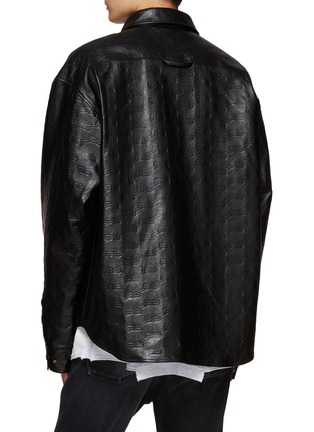背面 - 点击放大 - BALENCIAGA - LOGO 印花真皮外套