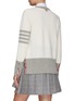 背面 - 点击放大 - THOM BROWNE - 四重条纹羊毛针织开衫