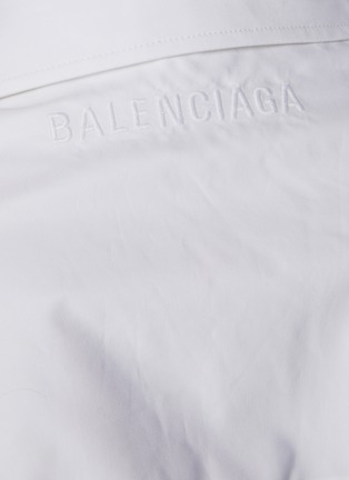 - BALENCIAGA - 褶间扭结纯棉衬衫
