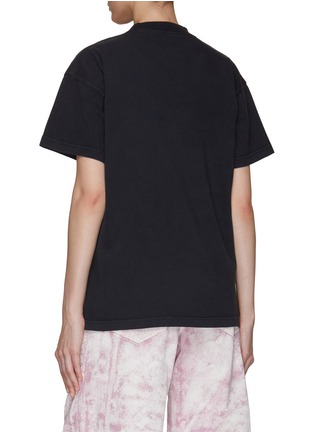 背面 - 点击放大 - BALENCIAGA - LOGO纯棉连帽卫衣