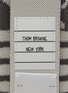 细节 - 点击放大 - THOM BROWNE - 四重条纹小狗图案针织领带
