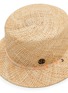 细节 - 点击放大 - MAISON MICHEL - 细绳缀饰编织稻草渔夫帽