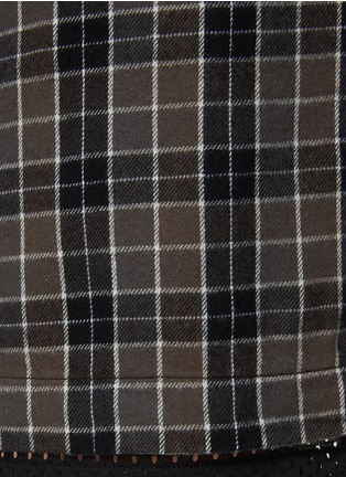  - ACNE STUDIOS - 格纹法兰绒双层短裤