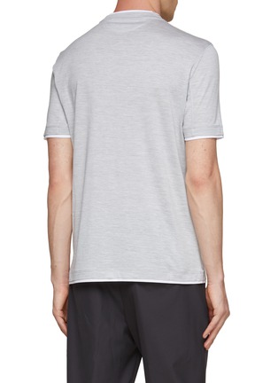 背面 - 点击放大 - BRUNELLO CUCINELLI - 双层设计圆领 T 恤