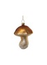 首图 –点击放大 - SHISHI - Glittered Mushroom Glass Ornament — Brown