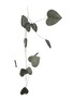 首图 –点击放大 - SHISHI - GLITTER VELVET HEART GARLAND — GREY