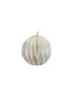 首图 –点击放大 - SHISHI - Glittered Trim Foldable Paper Ball Ornament — White