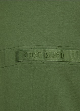  - STONE ISLAND - LOGO 车线设计纯棉 T 恤
