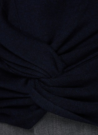  - DION LEE - 扭结设计高领混美丽诺羊毛针织衫