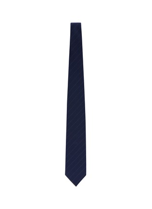 模特儿示范图 - 点击放大 - STEFANOBIGI MILANO - 条纹图案羊毛领带