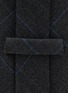 细节 - 点击放大 - STEFANOBIGI MILANO - 格纹图案羊毛领带