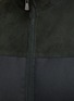  - ISAIA - 绒面皮拼接填充绗缝马甲