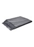 首图 –点击放大 - BRUNELLO CUCINELLI - Jewel Embroidery Fringed Silk Blanket — Light Gray
