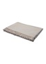 首图 –点击放大 - BRUNELLO CUCINELLI - Contrasting Trim Fringed Cashmere Blanket — Oyster & Piombo