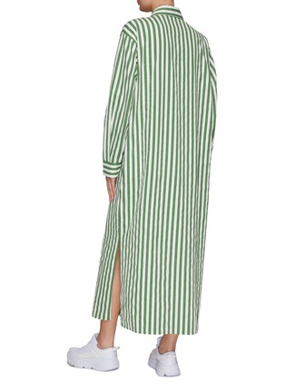 背面 - 点击放大 - THE FRANKIE SHOP - CAP 22.2 - CALA 细条纹衬衫式连衣裙