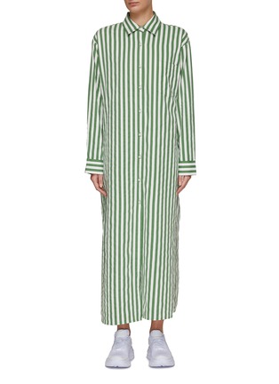首图 - 点击放大 - THE FRANKIE SHOP - CAP 22.2 - CALA 细条纹衬衫式连衣裙
