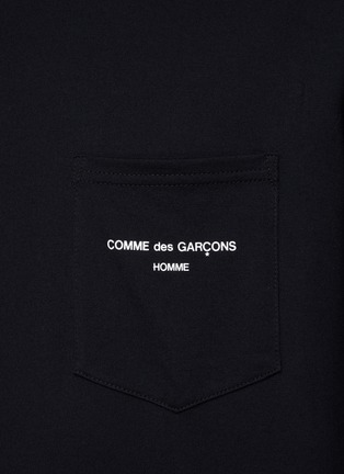  - COMME DES GARÇONS HOMME - LOGO 长袖纯棉 T 恤