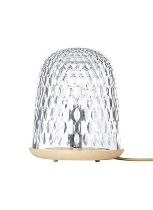 首图 –点击放大 - SAINT-LOUIS - FOLIA GLASS DOME ASH WOOD TABLE LAMP — CLEAR/LIGHT BROWN
