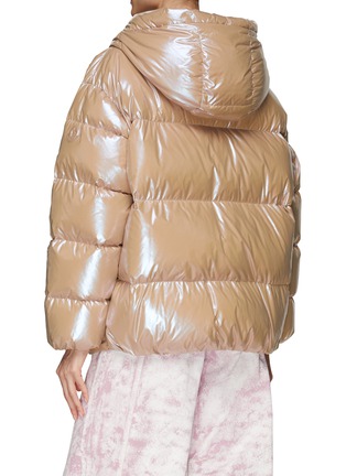 背面 - 点击放大 - MONCLER - 虹彩绗缝连帽羽绒夹克