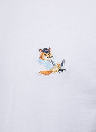  - MAISON KITSUNÉ - DRESSED狐狸拼贴纯棉T恤