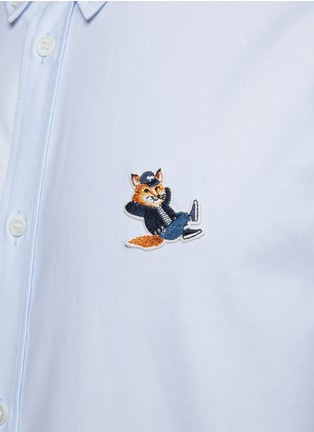  - MAISON KITSUNÉ - DRESSED 狐狸拼贴纯棉衬衫