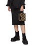 正面 -点击放大 - PRADA - 小号三角拼色图案托特包