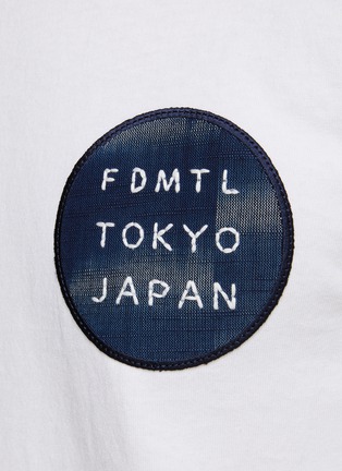  - FDMTL - 圆形拼布设计 LOGO 纯棉 T 恤