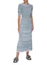 模特儿示范图 - 点击放大 - BEVZA - 罗纹针织半裙